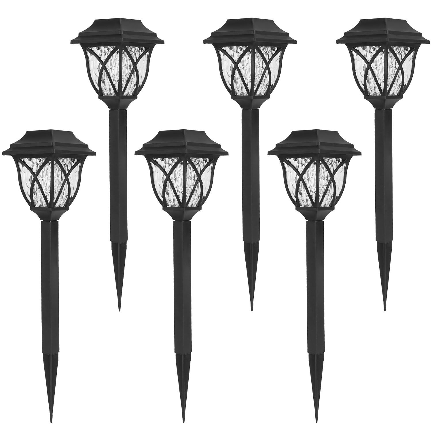 6Pack Solar Powered Stake Light Outdoor Decorative Landscape Lamp IP45 Waterproof Auto On Off Outdoor Light for Pathway Garden Yard Patio 6Pack Solar Powered Stake Light Outdoor Decorative Landscape Lamp IP45 Waterproof Auto On Off Outdoor Light for Pathway Garden Yard Patio