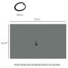 10 x 12 Ft Gazebo Curtain Replacement Curtain Cloth Gazebo 4-Sidewall Curtain Cloth with Zippers